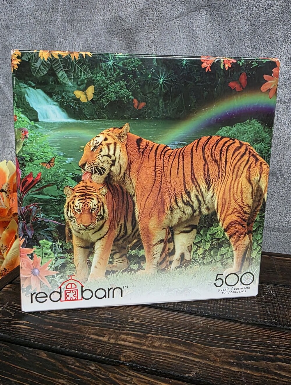 Tiger Puzzle 500 Pieces Tropical Tiger Love by Red Barn Ceaco Age 14 +